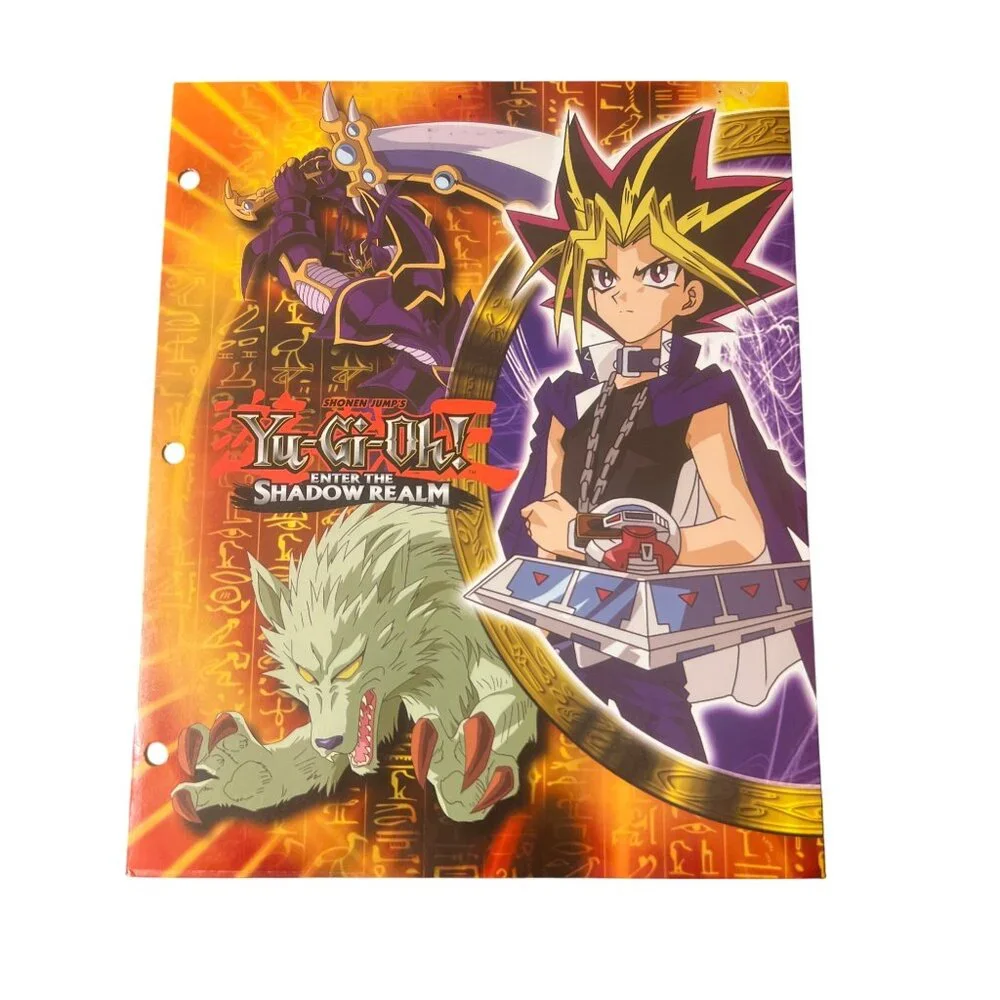 Vintag 1996 Yu-Gi-Oh! Enter The Shadow Realm Binder Folder New Unused Starpoint